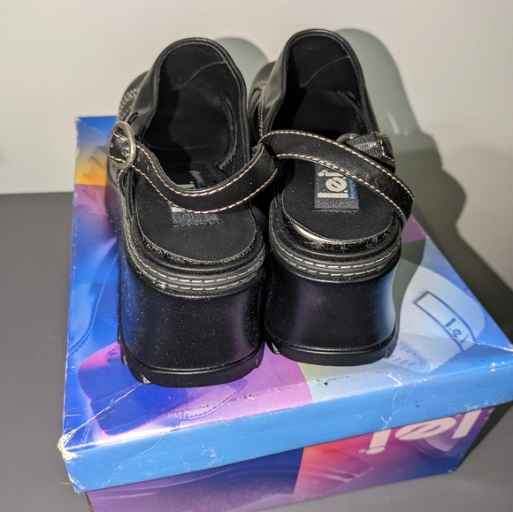 Vintage LEI Sendra Paris Platforms Never Worn - Picture 4 of 10